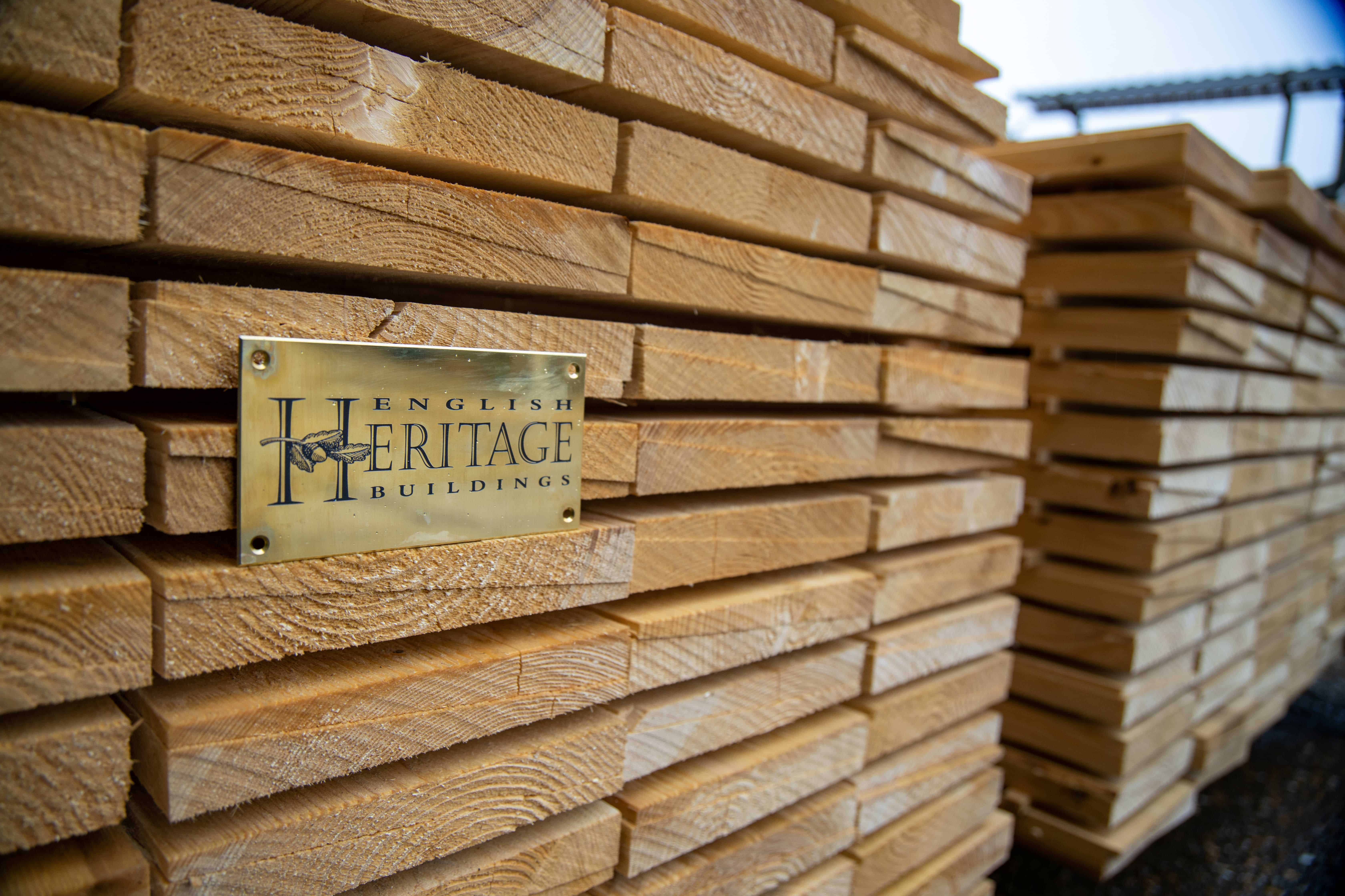 Undersized or Oversized Timbers - English Heritage Buildings